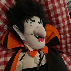 Creations By TL Toys 19” Vampire Halloween Plush Vtg 1993 Toy Decoration